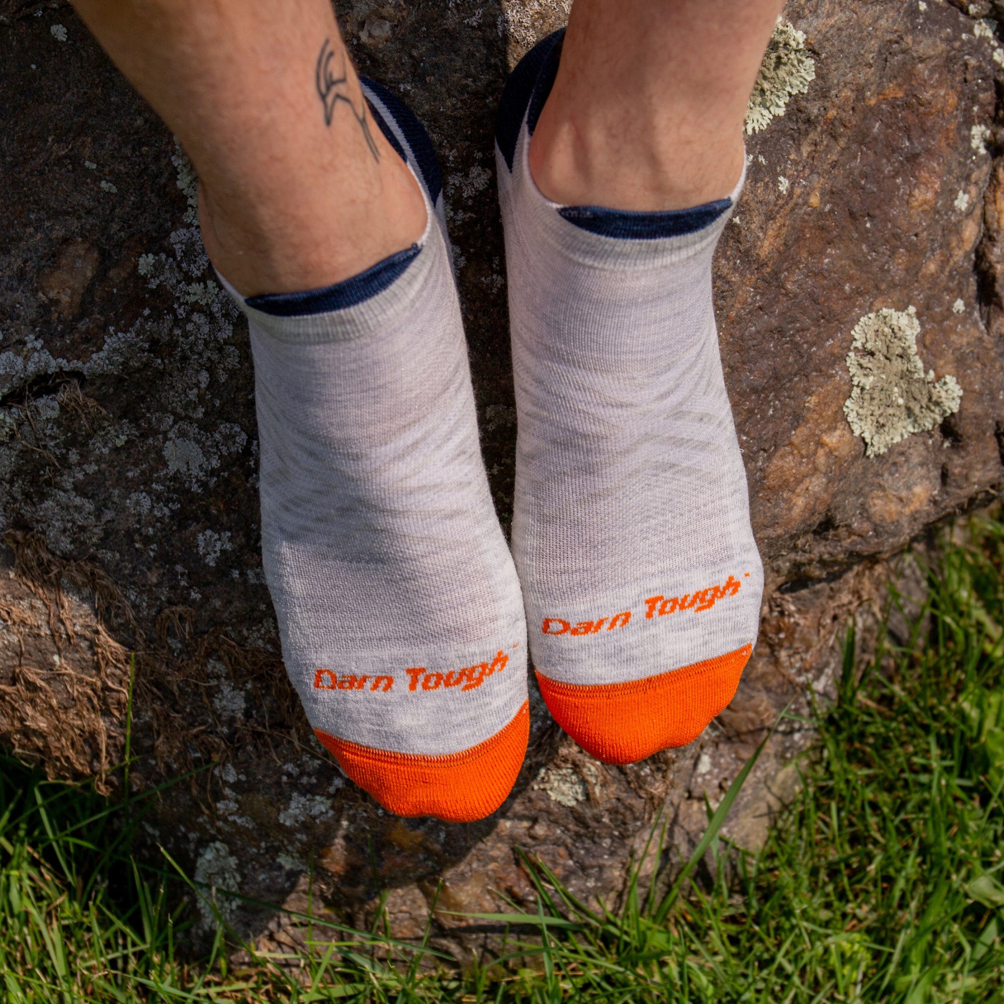 Men's Run No Show Tab Cushioned Ultra-Lightweight Running Socks - Image 7