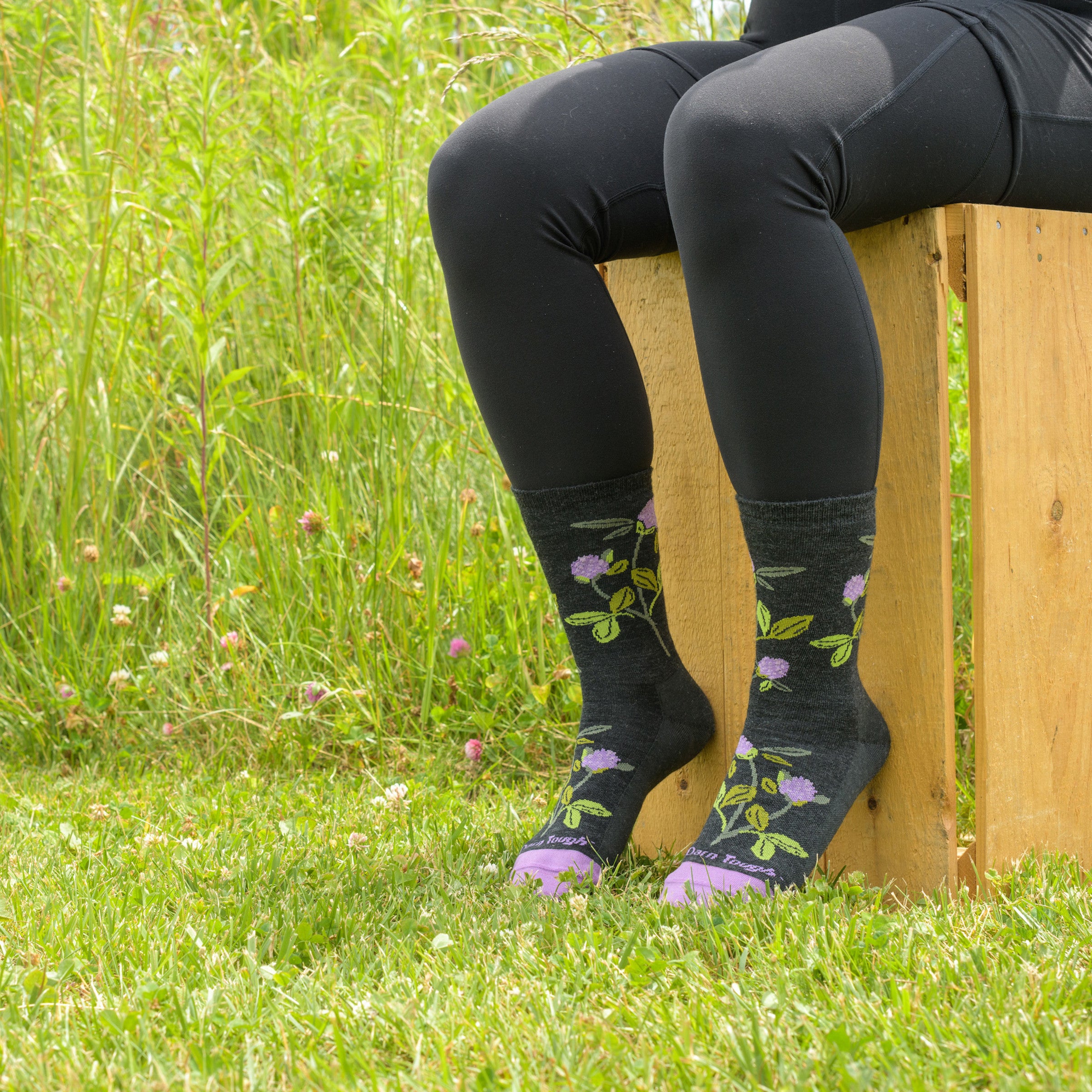 Women's Blossom Crew Lightweight Lifestyle Socks - Image 6