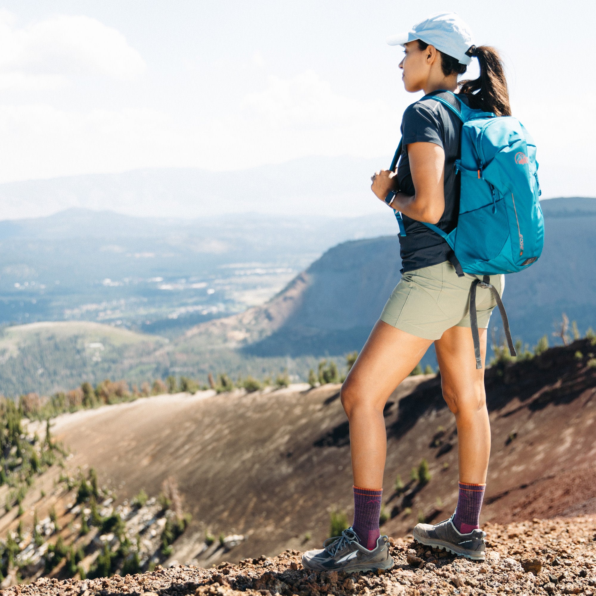 Women's Hiker Micro Crew Midweight Hiking Socks - Image 20