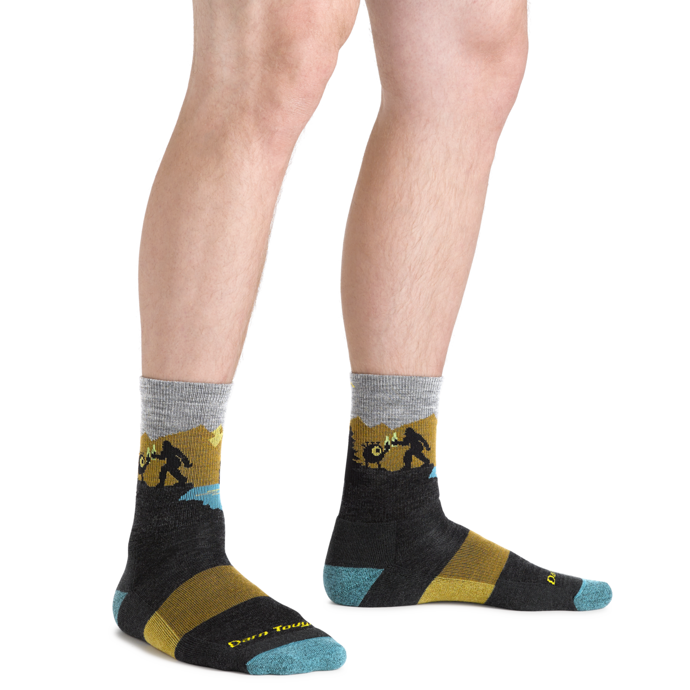 Men's Close Encounters Micro Crew Midweight Hiking Socks - Image 9