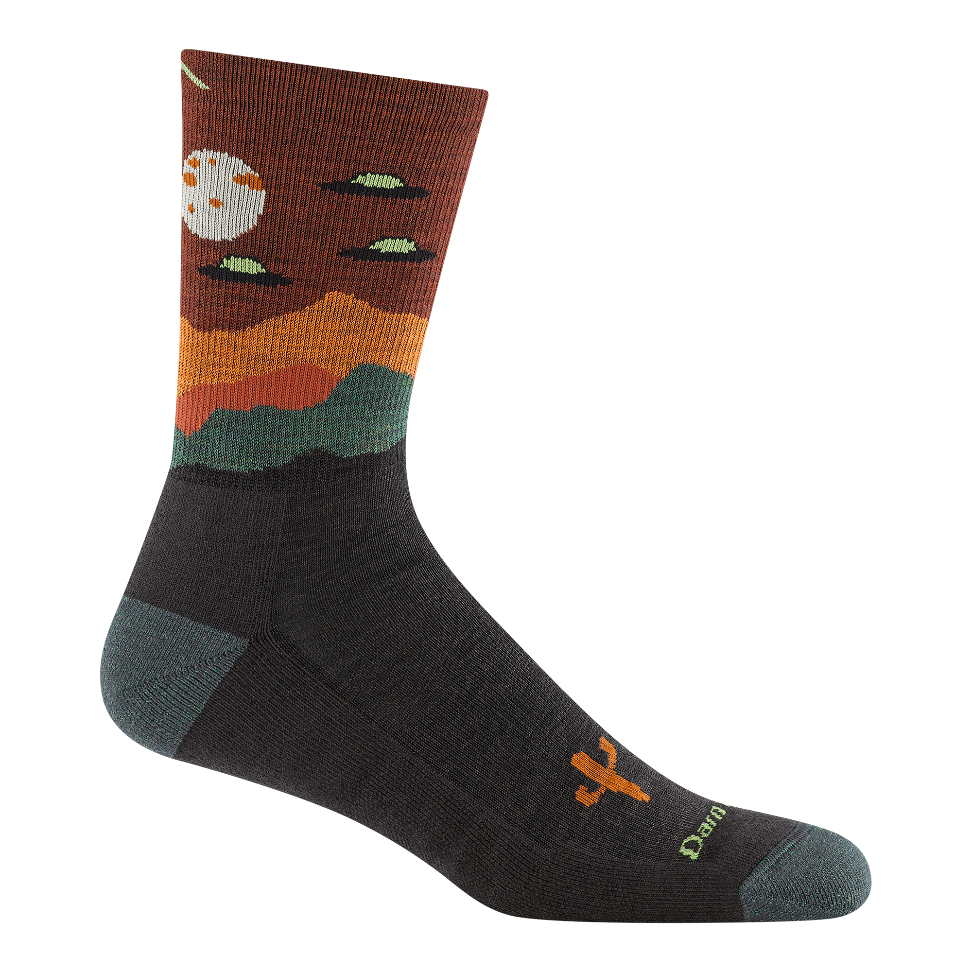 Men's Spaced Out Micro Crew Lightweight Hiking Socks - Image 5